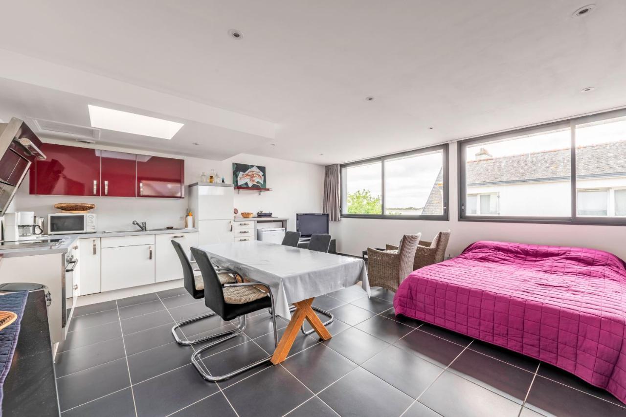 Studio Vue Mer 15M De La Plage Plobannalec-Lesconil ภายนอก รูปภาพ